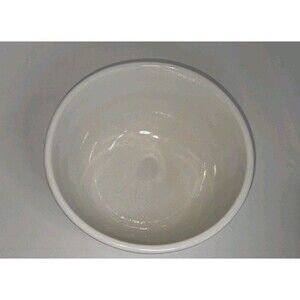 Roseville Ohio Pottery 10 Inch 891 White Mixing/Serving Bowl 1940s Rare Find